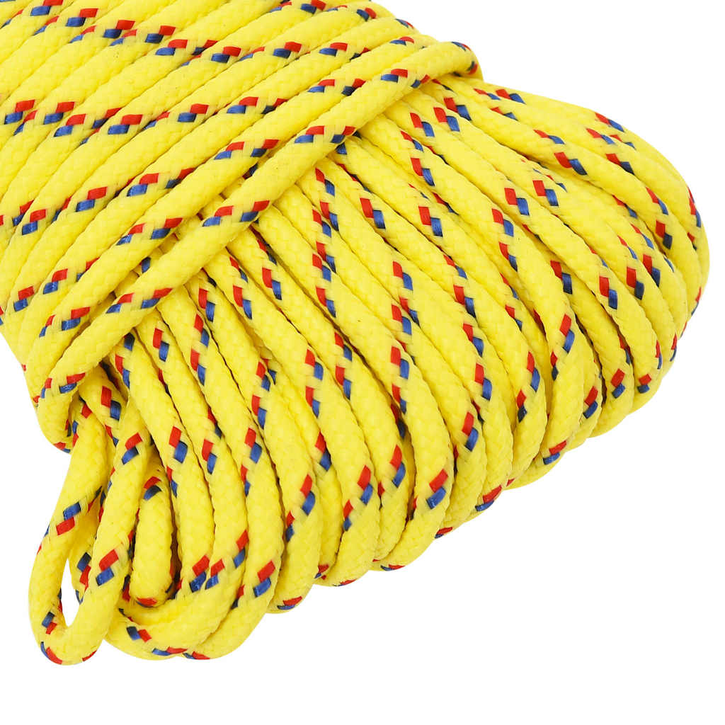 Boat Rope Yellow 4 mm 500 m Polypropylene