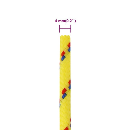 Boat Rope Yellow 4 mm 500 m Polypropylene