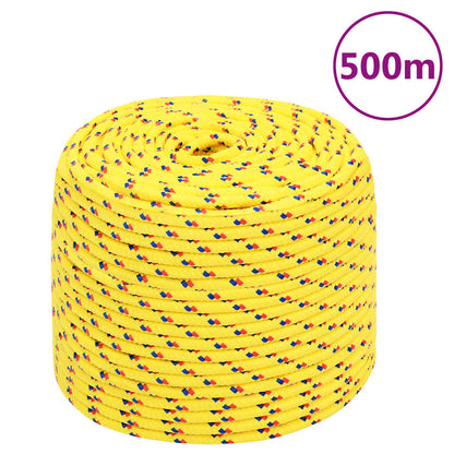 Boat Rope Yellow 6 mm 500 m Polypropylene