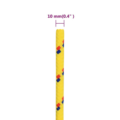 Boat Rope Yellow 10 mm 50 m Polypropylene