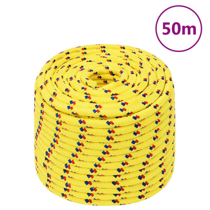 Boat Rope Yellow 14 mm 50 m Polypropylene