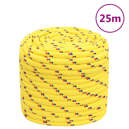 Boat Rope Yellow 18 mm 25 m Polypropylene