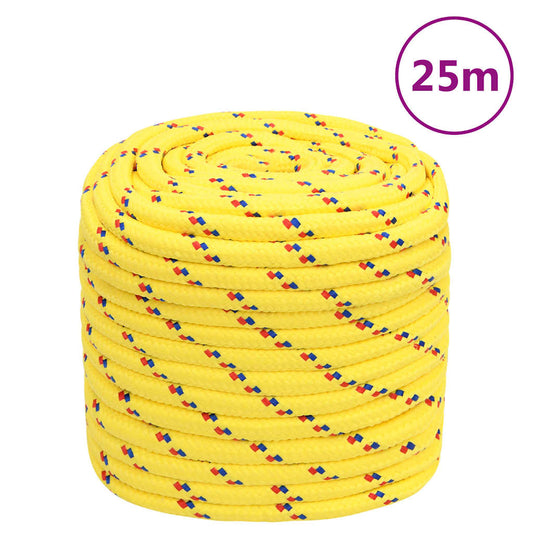 Boat Rope Yellow 18 mm 25 m Polypropylene