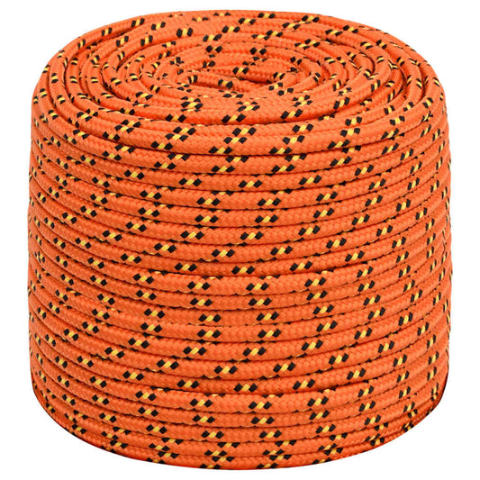 Boat Rope Orange 6 mm 50 m Polypropylene