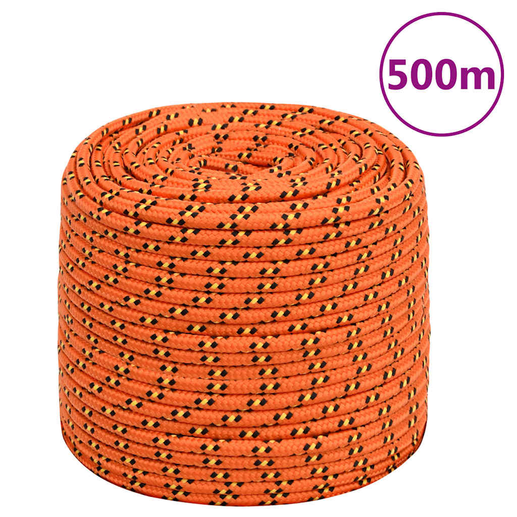 Boat Rope Orange 6 mm 500 m Polypropylene