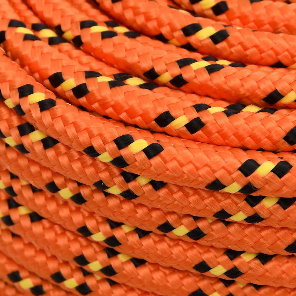 Boat Rope Orange 6 mm 500 m Polypropylene