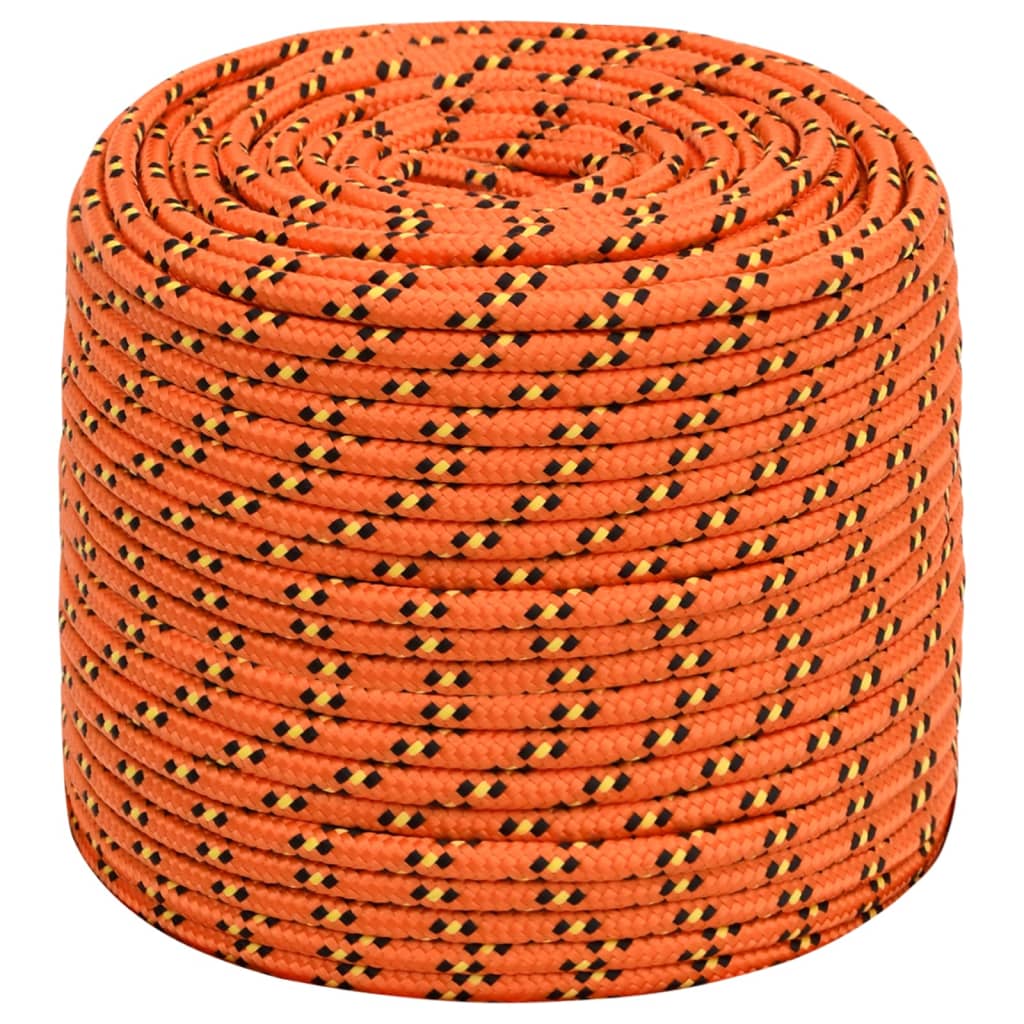 Boat Rope Orange 8 mm 500 m Polypropylene