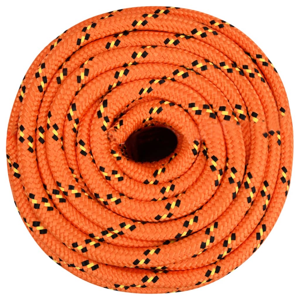 Boat Rope Orange 18 mm 25 m Polypropylene