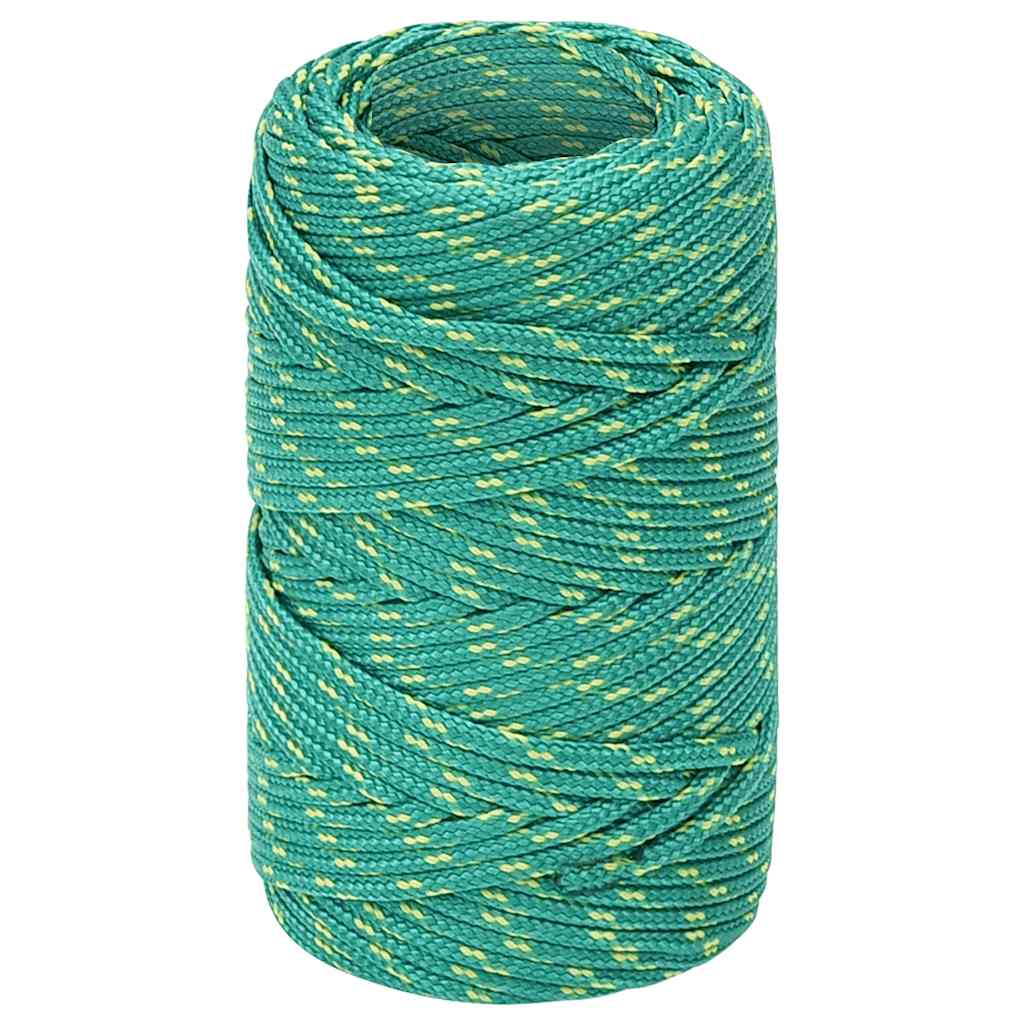 Boat Rope Green 2 mm 25 m Polypropylene