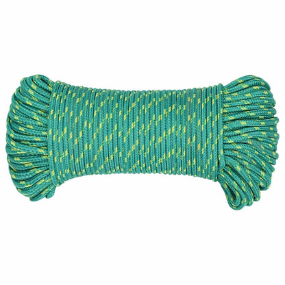 Boat Rope Green 3 mm 100 m Polypropylene
