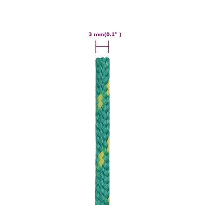 Boat Rope Green 3 mm 250 m Polypropylene