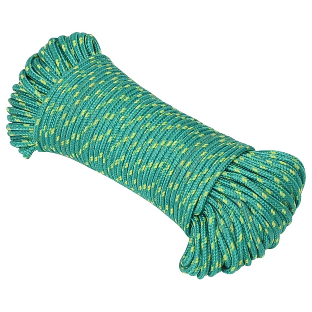 Boat Rope Green 4 mm 25 m Polypropylene