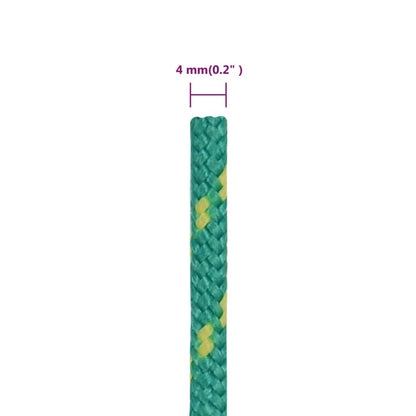 Boat Rope Green 4 mm 25 m Polypropylene