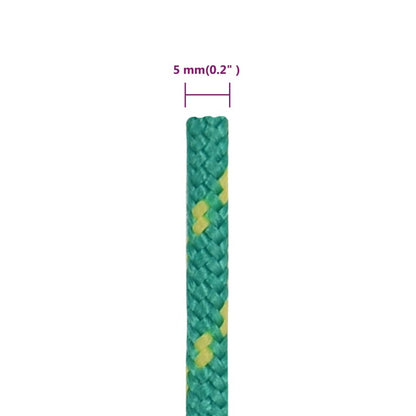 Boat Rope Green 5 mm 100 m Polypropylene