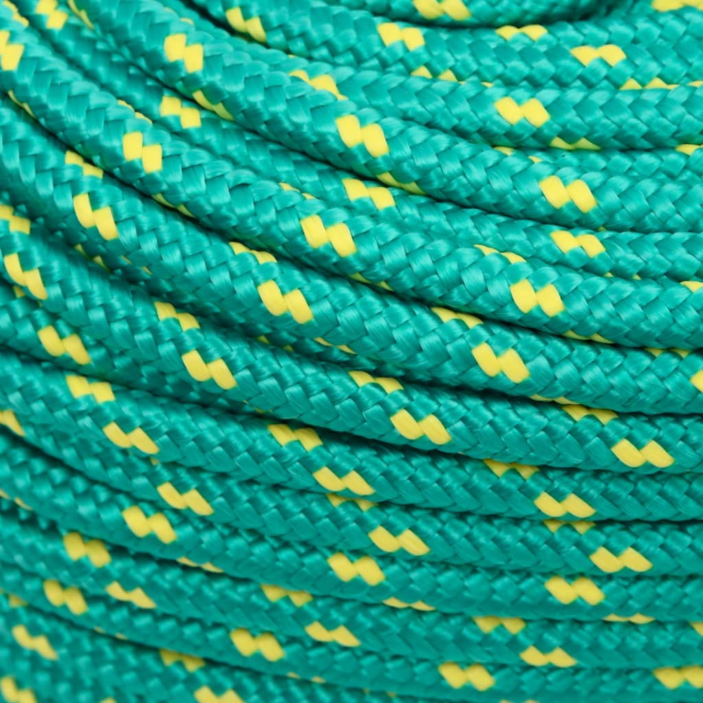 Boat Rope Green 8 mm 100 m Polypropylene
