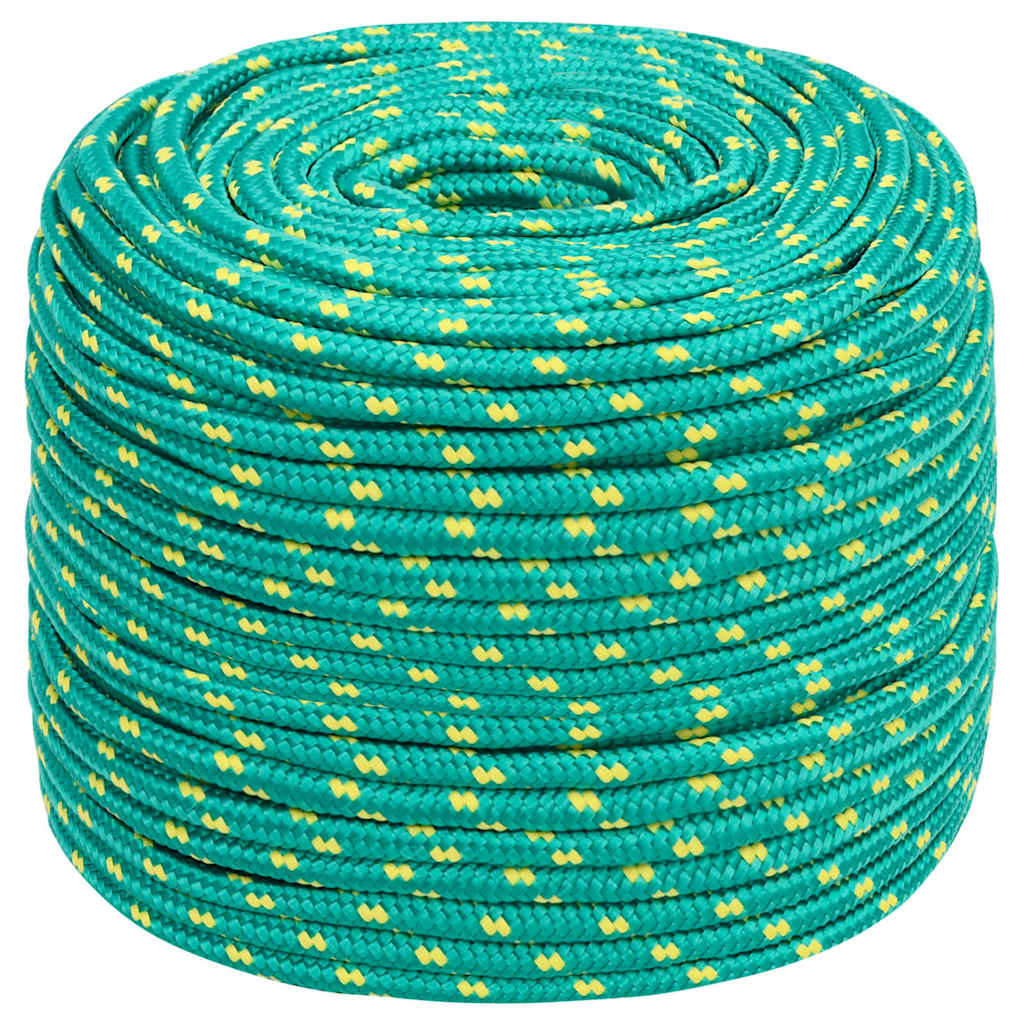 Boat Rope Green 10 mm 50 m Polypropylene