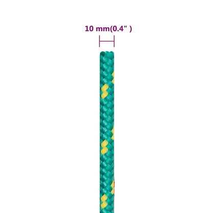 Boat Rope Green 10 mm 50 m Polypropylene