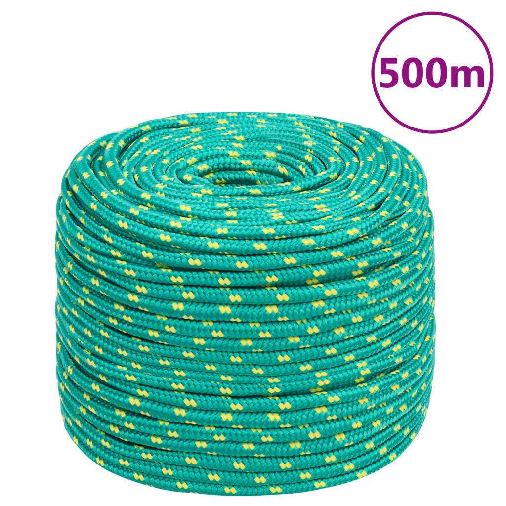Boat Rope Green 10 mm 500 m Polypropylene