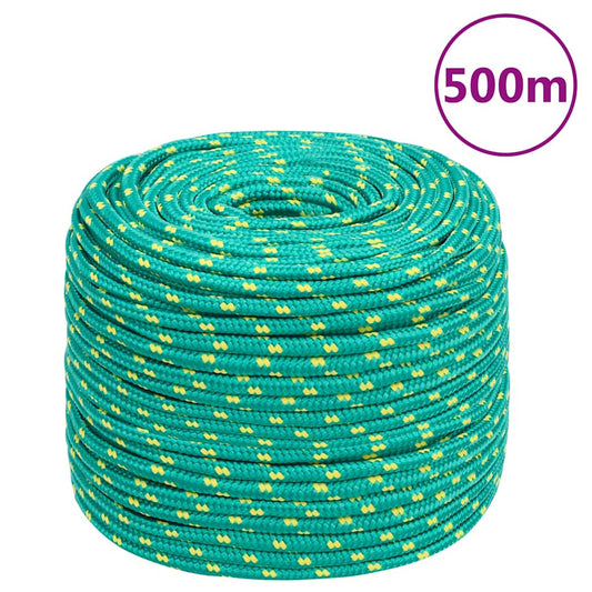Boat Rope Green 10 mm 500 m Polypropylene
