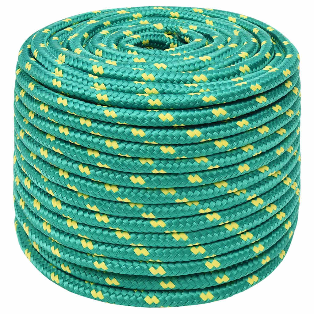 Boat Rope Green 12 mm 50 m Polypropylene