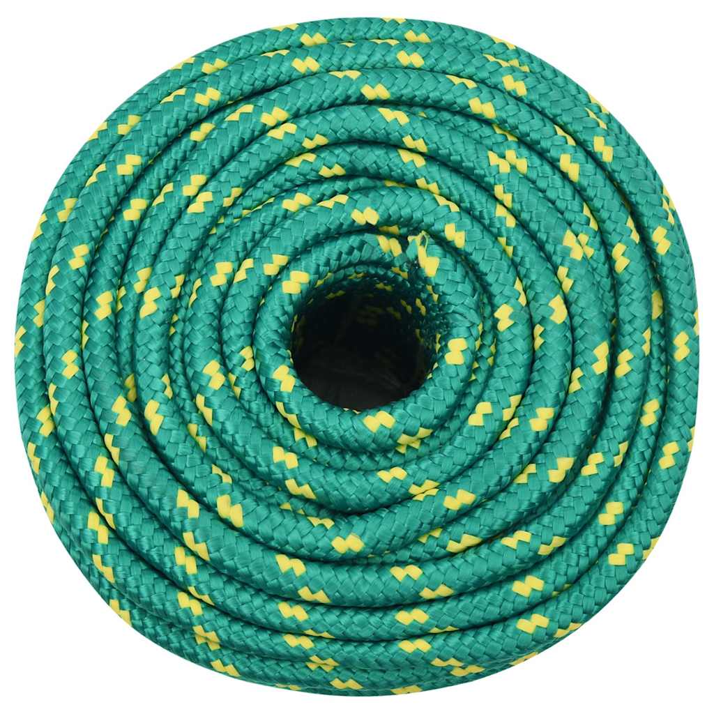 Boat Rope Green 12 mm 50 m Polypropylene