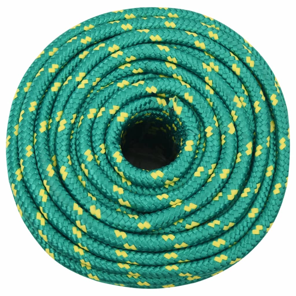 Boat Rope Green 12 mm 100 m Polypropylene