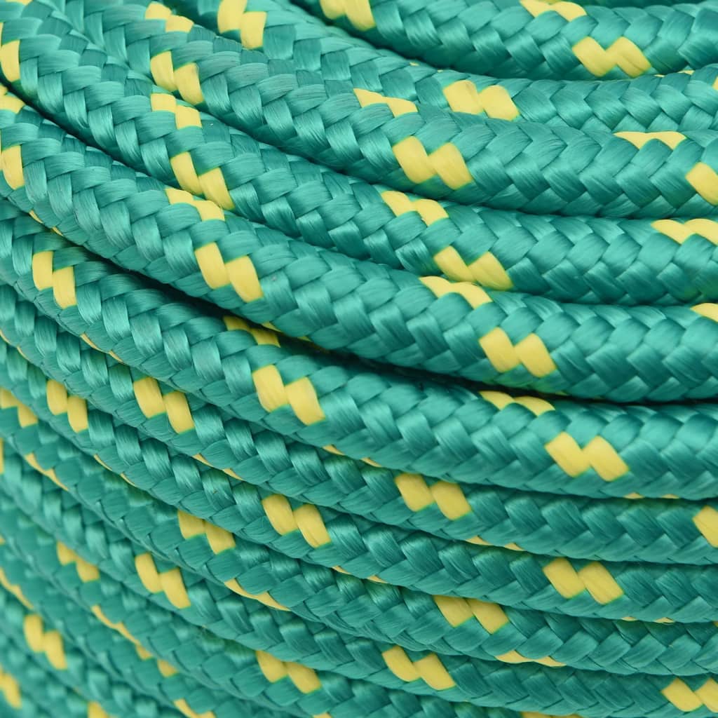 Boat Rope Green 14 mm 25 m Polypropylene