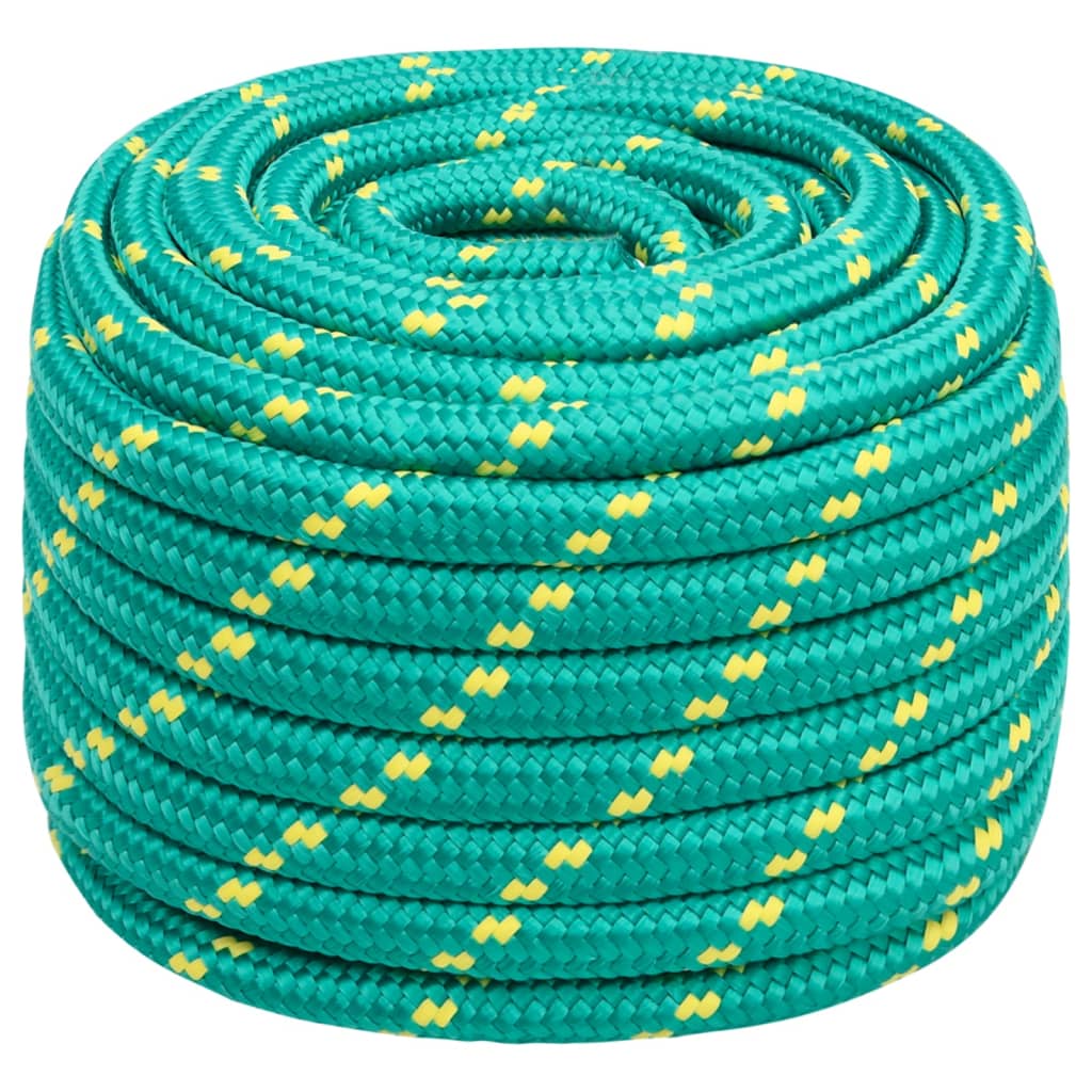Boat Rope Green 20 mm 25 m Polypropylene