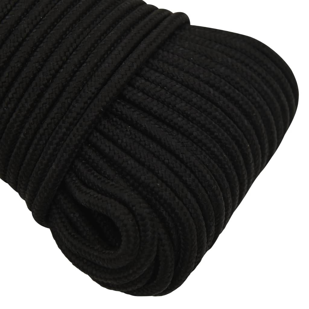 Work Rope Black 5 mm 25 m Polyester