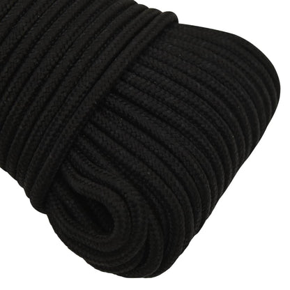 Work Rope Black 5 mm 25 m Polyester