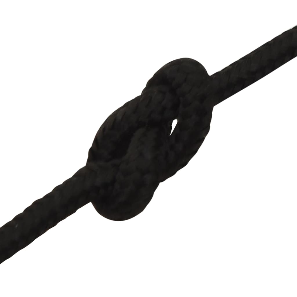 Work Rope Black 5 mm 25 m Polyester