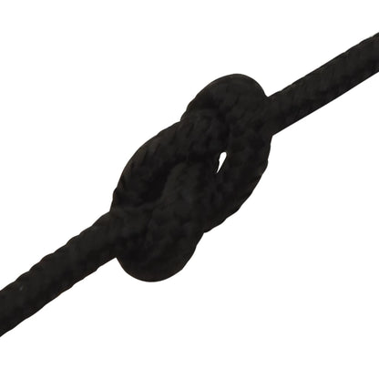 Work Rope Black 5 mm 25 m Polyester