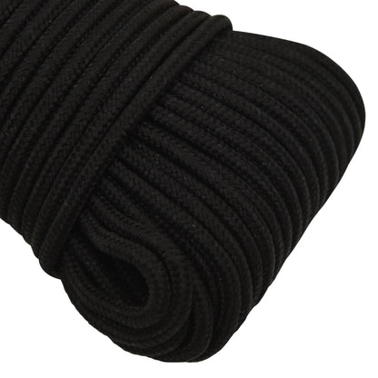 Work Rope Black 5 mm 50 m Polyester