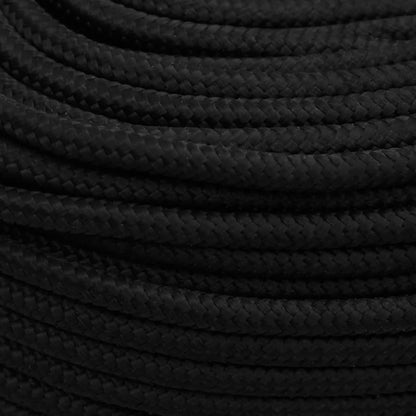Work Rope Black 6 mm 250 m Polyester