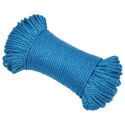 Work Rope Blue 8 mm 50 m Polypropylene