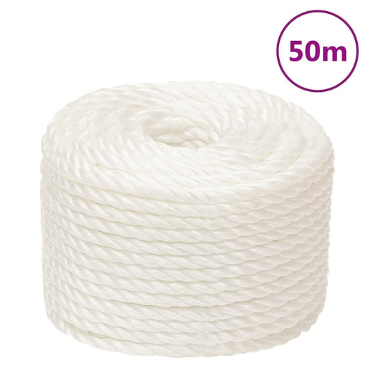 Work Rope White 12 mm 50 m Polypropylene