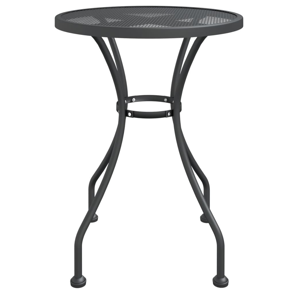 Garden Dining Set | Anthracite | Expanded metal mesh | Compact | Foldable