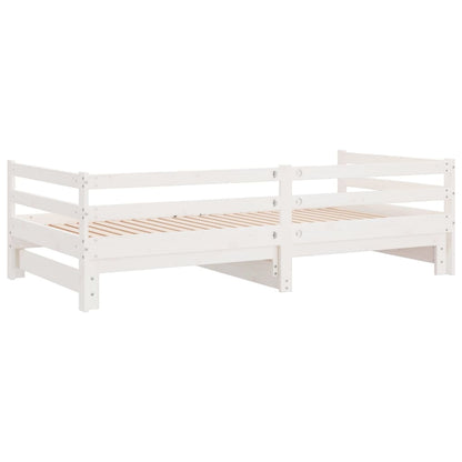 Pull-out Day Bed without Mattress White 90x190 cm