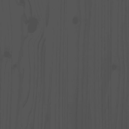 820553 vidaXL Bed Frame without Mattress Grey 160x200 cm Solid Wood