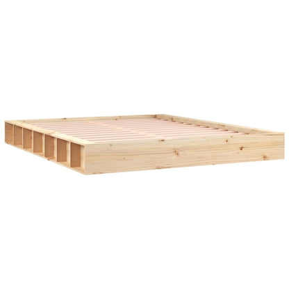 Bed Frame | Natural Wood | Solid pine wood | Double | Durable | Bed Frame