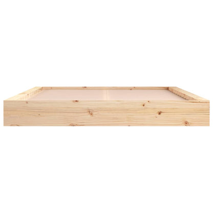Bed Frame | Natural Wood | Solid pine wood | Double | Durable | Bed Frame