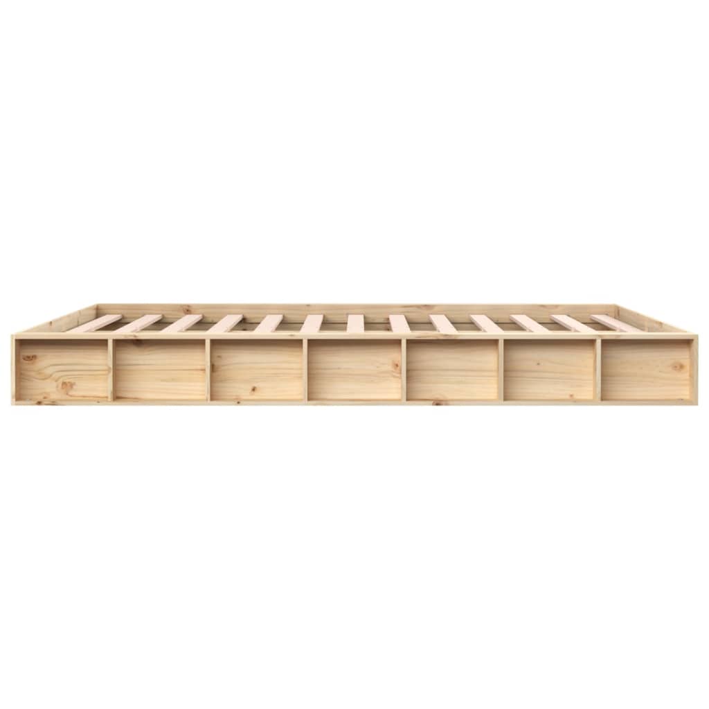 Bed Frame | Natural Wood | Solid pine wood | Double | Durable | Bed Frame