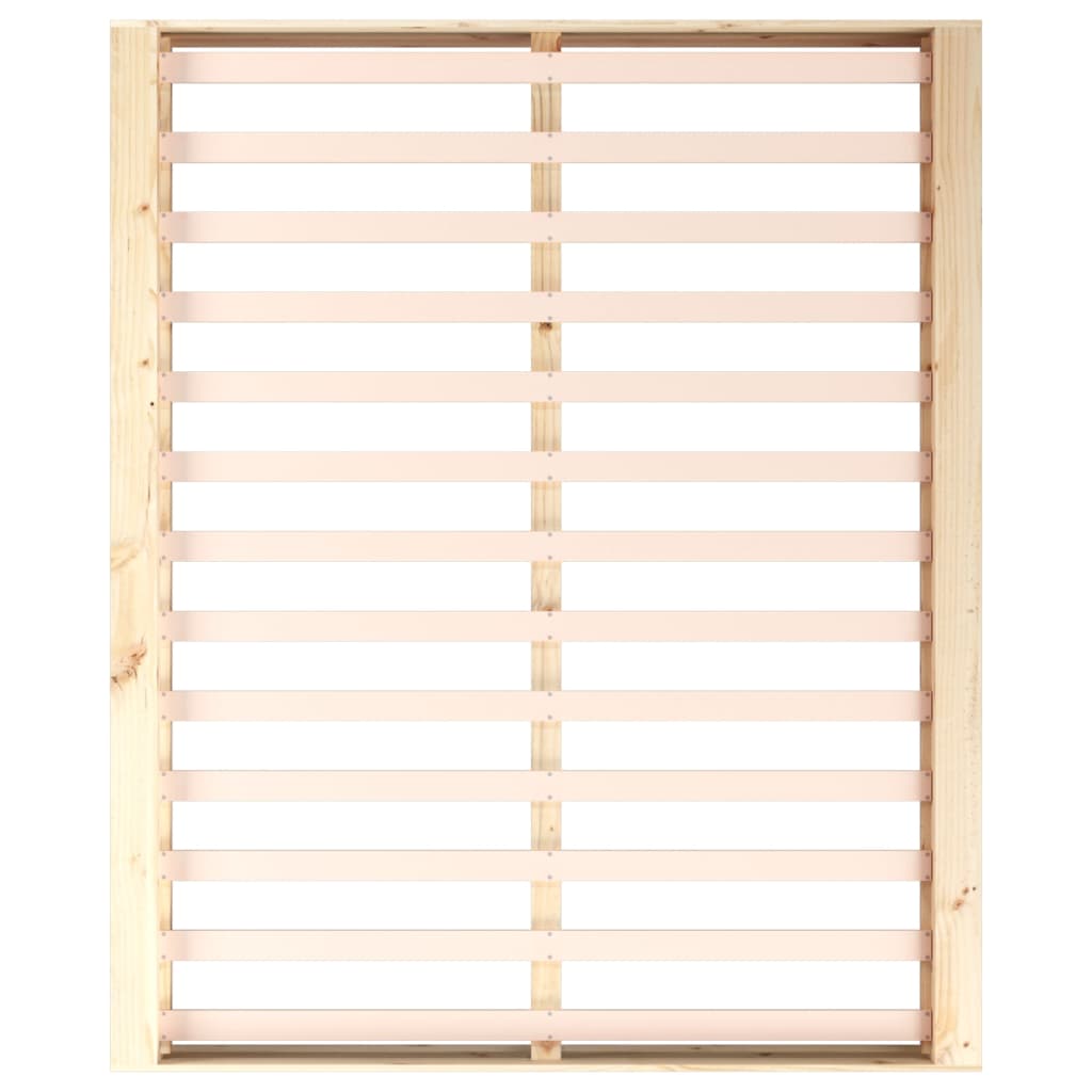 Bed Frame | Natural Wood | Solid pine wood | Double | Durable | Bed Frame