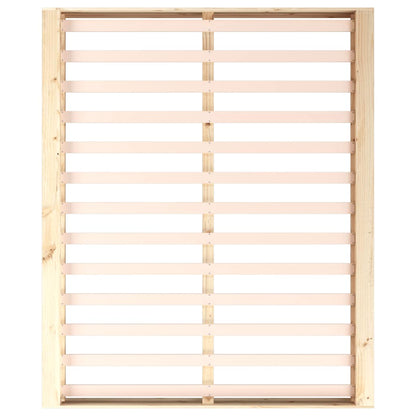 Bed Frame without Mattress 160x200 cm Solid Wood