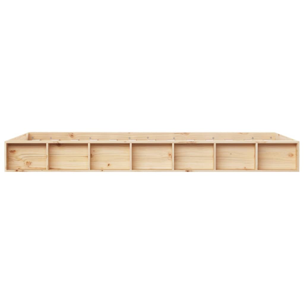 Bed Frame | Natural Wood | Solid pine wood, Plywood | Single