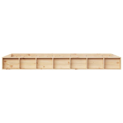 Bed Frame | Natural Wood | Solid pine wood, Plywood | Single