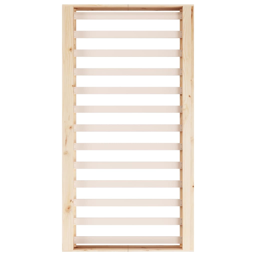 Bed Frame | Natural Wood | Solid pine wood, Plywood | Single
