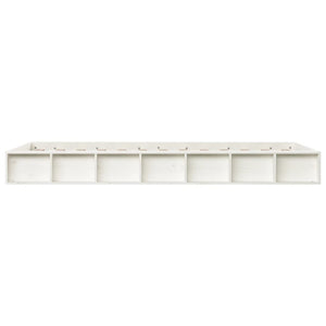 Bed Frame White 90x190 cm Single Solid Wood