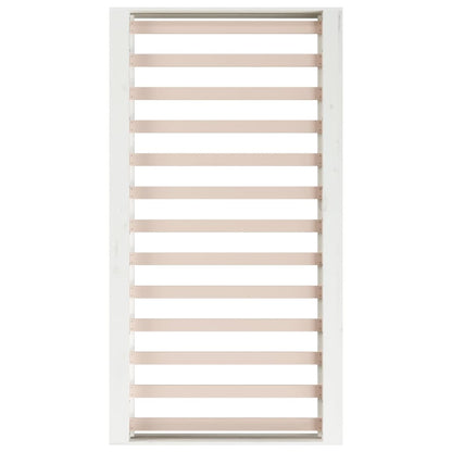 Bed Frame without Mattress White 90x190 cm Single Single Solid Wood