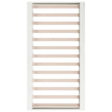 Bed Frame White 90x190 cm Single Solid Wood